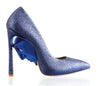 Unique high heel pumps Apollo Ocean Blue