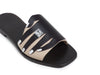 Demeter Slides Dark Brown