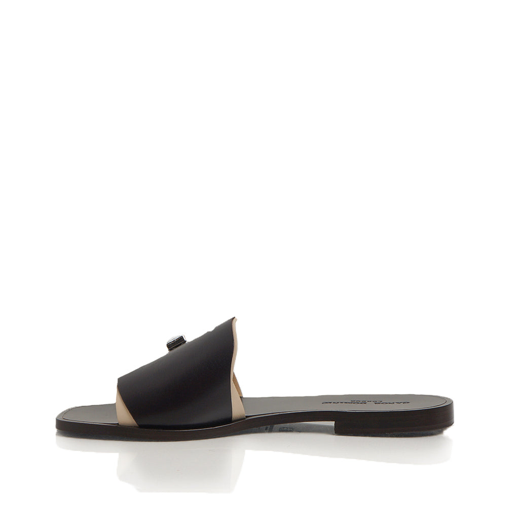 Demeter Slides Dark Brown