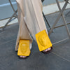 Vogue Women's yellow summer Slides Tyche
